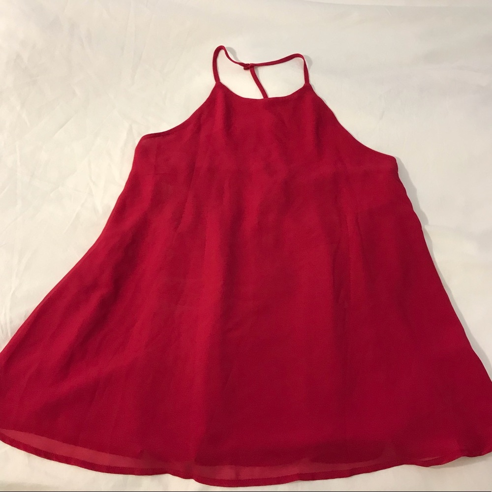 Trouvé tank // XS Red Cerise color